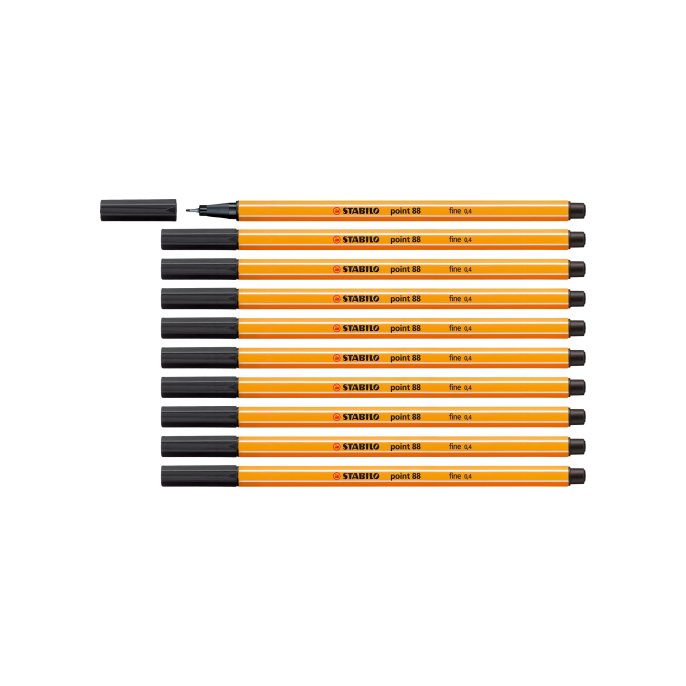 STABILO Fineliner point 88 0.4 mm. zwart