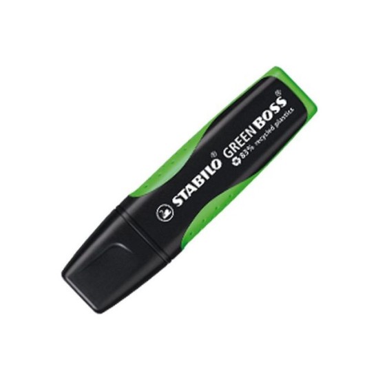 STABILO Green Boss Markeerstift Beitelvormige Punt 2 - 5 mm Groen (doos 10 stuks)
