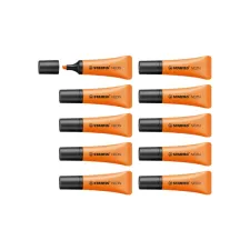 STABILO Neon Markeerstift Beitelvormige Punt 2 - 5 mm Oranje (pak 10 stuks) STABILO Neon Markeerstift Beitelvormige Punt 2 - 5 mm Oranje (pak 10 stuks)