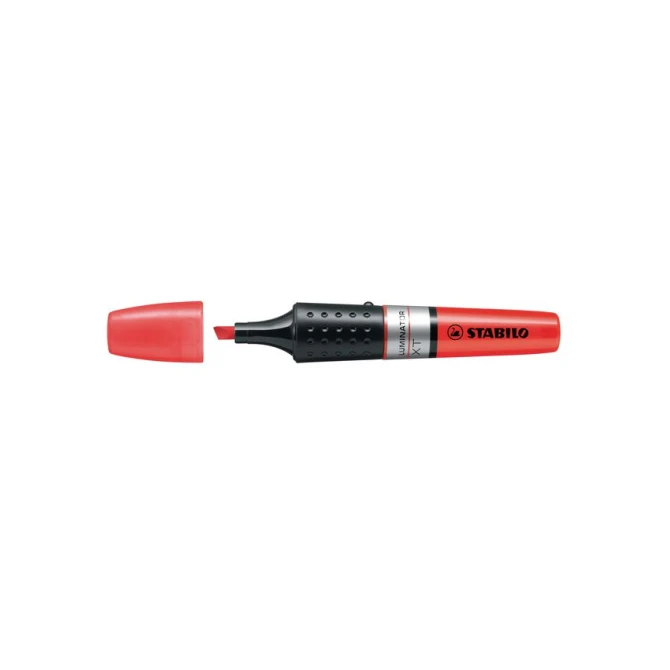 STABILO Tekstmarker Luminator XT 2 - 5 mm rood (pak 5 stuks) STABILO Tekstmarker Luminator XT 2 - 5 mm rood (pak 5 stuks)