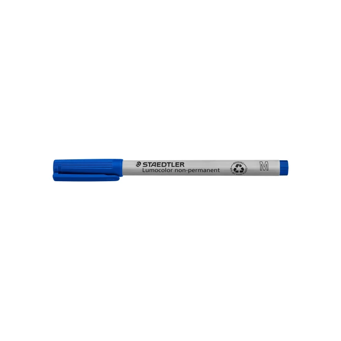 STAEDTLER Lumocolor 315 Niet-permanente Marker Medium Punt 1 mm Blauw (pak 10 stuks) STAEDTLER Lumocolor 315 Niet-permanente Marker Medium Punt 1 mm Blauw (pak 10 stuks)