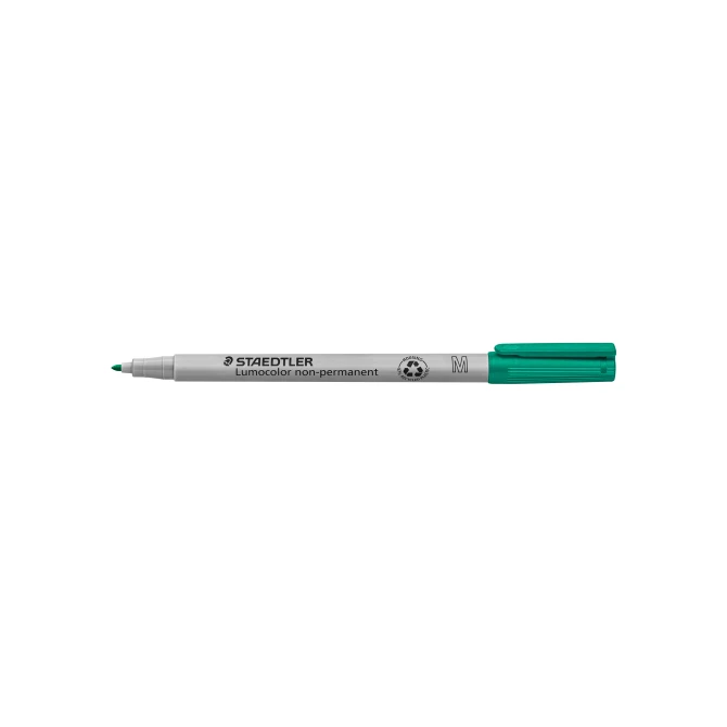 STAEDTLER Lumocolor 315 Niet-permanente Marker Medium Punt 1 mm Groen (pak 10 stuks) STAEDTLER Lumocolor 315 Niet-permanente Marker Medium Punt 1 mm Groen (pak 10 stuks)