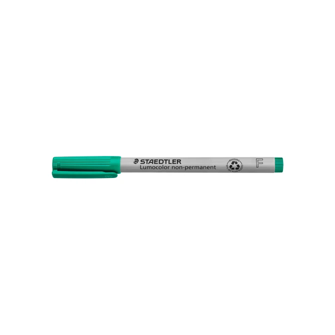STAEDTLER Lumocolor 316 Niet-permanente Marker Fijne Punt 06 mm Groen (pak 10 stuks) STAEDTLER Lumocolor 316 Niet-permanente Marker Fijne Punt 06 mm Groen (pak 10 stuks)