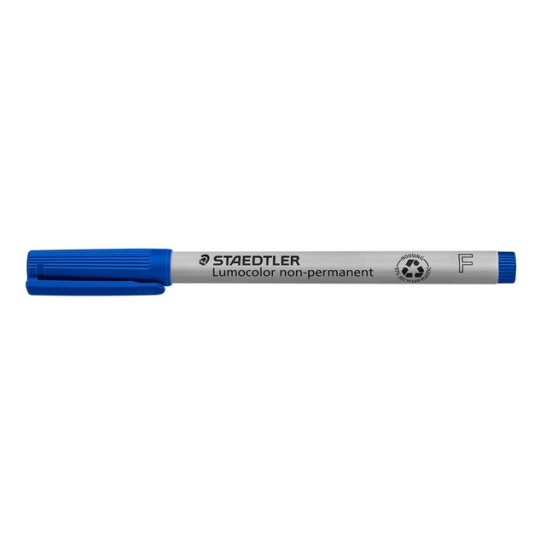 STAEDTLER Lumocolor 316 Niet-permanente Marker Fijne Punt 06 mm Blauw (pak 10 stuks)