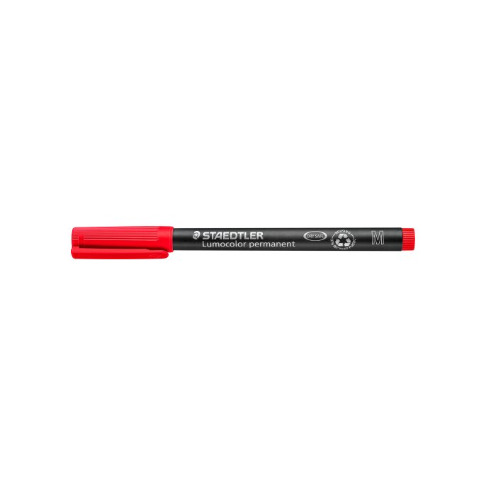 Staedtler Lumocolor 317 Permanent Marker Medium 1 mm Rood