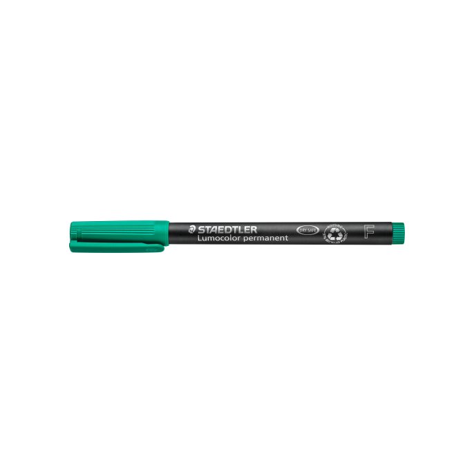 Staedtler Lumocolor 318 Permanent Marker Fijne Funt 0.6 mm Groen