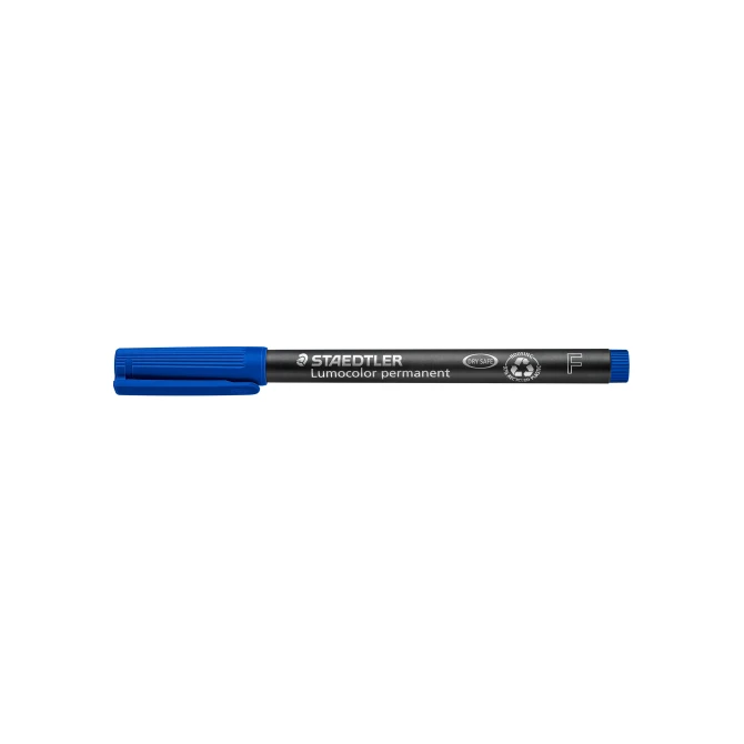 Staedtler Lumocolor 318 Permanent Marker Fijn 0.6 mm Blauw Staedtler Lumocolor 318 Permanent Marker Fijn 0.6 mm Blauw