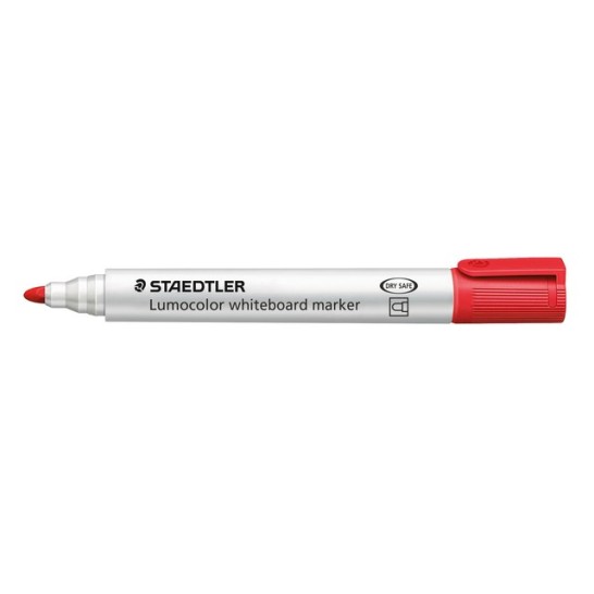 STAEDTLER Lumocolor 351 whiteboard marker Rood (pak 10 stuks)