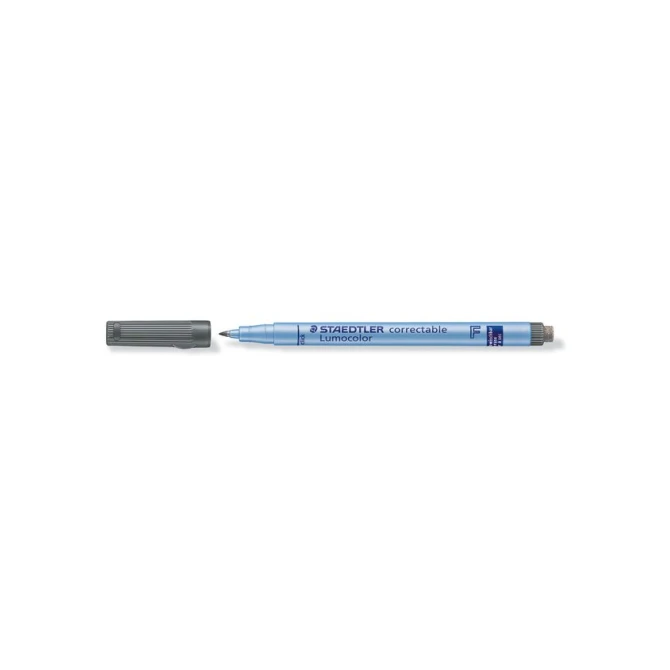 STAEDTLER Lumocolor Correctable 305 Marker non permanent fijne punt zwart (doos 10 stuks) STAEDTLER Lumocolor Correctable 305 Marker non permanent fijne punt zwart (doos 10 stuks)