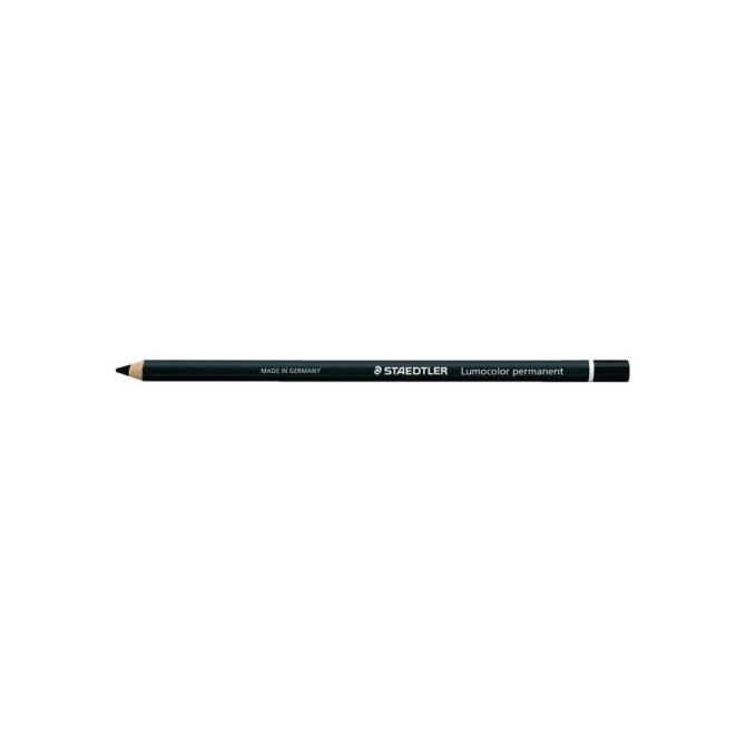 STAEDTLER Lumocolor Glaspotlood 16 cm Zwart (pak 12 stuks)