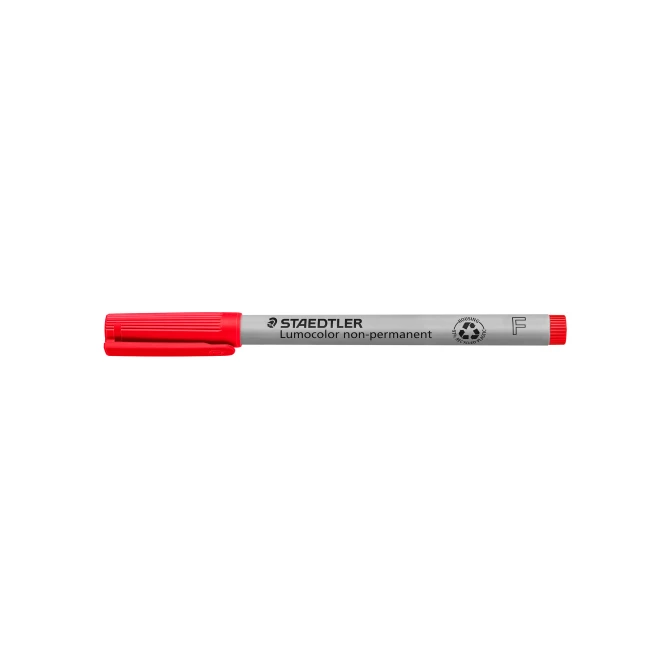 STAEDTLER Lumocolor Non-permanent marker OHP/CD/DVD Lc316 fijn rood (pak 10 stuks) STAEDTLER Lumocolor Non-permanent marker OHP/CD/DVD Lc316 fijn rood (pak 10 stuks)