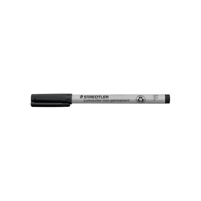 STAEDTLER Lumocolor Non-permanent marker OHP/CD/DVD Lc316 fijn zwart (pak 10 stuks) STAEDTLER Lumocolor Non-permanent marker OHP/CD/DVD Lc316 fijn zwart (pak 10 stuks)