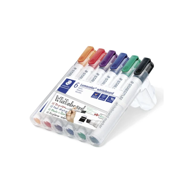 Staedtler Lumocolor 351 Whiteboardmarker 2 mm Assorti Staedtler Lumocolor 351 Whiteboardmarker 2 mm Assorti