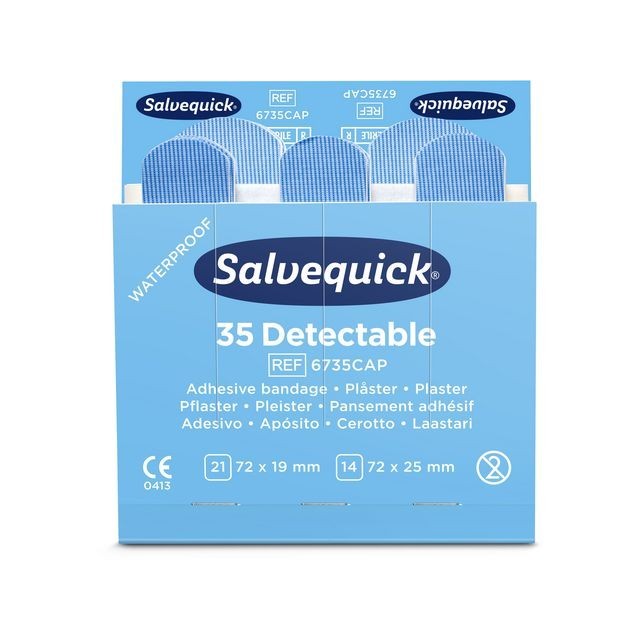 Pleister Salvequick detecteerbaar/ds6x35