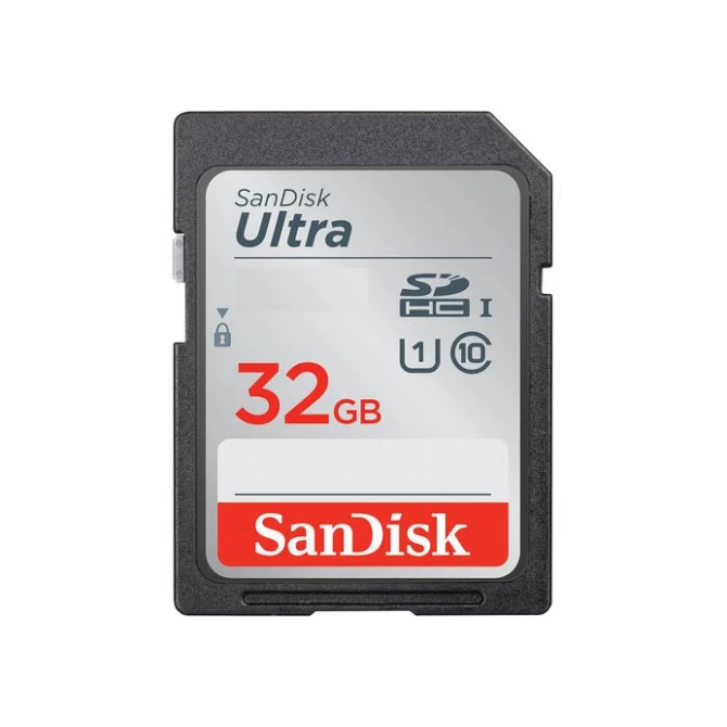 SanDisk SDHC Ultra kaart 120 mb/s 32 GB SanDisk SDHC Ultra kaart 120 mb/s 32 GB