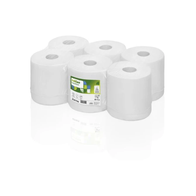 Satino Comfort Centerfeed Handdoekrol CF1 2-Laags 138 m Helder wit (pak 6 rollen) Satino Comfort Centerfeed Handdoekrol CF1 2-Laags 138 m Helder wit (pak 6 rollen)
