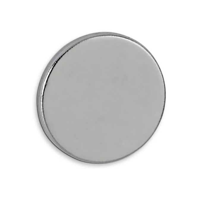 Maul Schijfmagneet 10mmx1mm zilver/set10