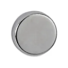 Maul Schijfmagneet 10mmx3mm zilver/set10