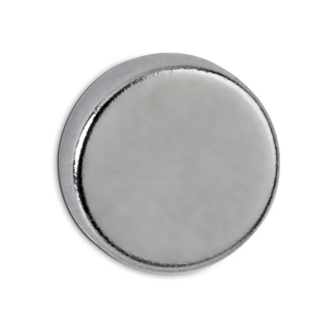 Maul Schijfmagneet 10mmx3mm zilver/set10