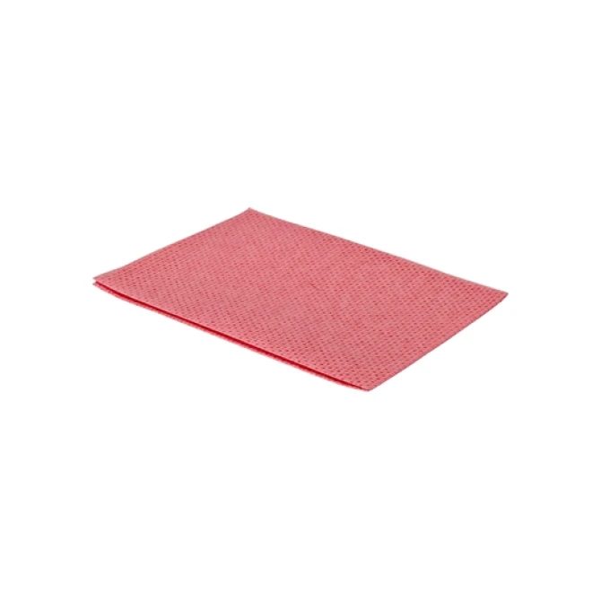 Schoonmaakdoek 35x51cm rood/pk25