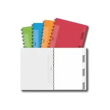 ADOC Schrift Adoc A4 lijn PP spiraal assorti