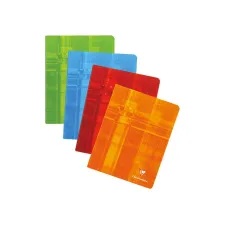 Clairefontaine Schrift. Gelinieerd. 165 x 210 mm. 72 pagina's. assorti (pak 10 stuks)