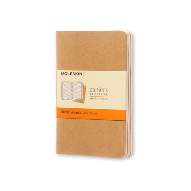 Moleskine Schrift Moleskine pocket lijn kraft/pk3