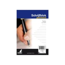 Schrijfblok KANGARO A6 lijn 60g 100v/p10 Schrijfblok KANGARO A6 lijn 60g 100v/p10