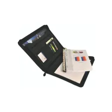 DESQ Schrijfmap A4 zwart + handvat