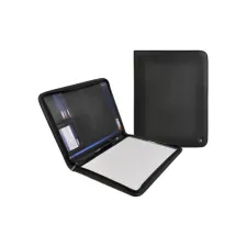 DESQ Schrijfmap A4 zwart + rits