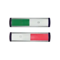 POSTA Schuifbordje 12.5x3cm rood/groen