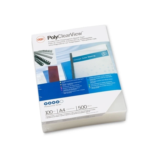 GBC PolyClearView Schutblad A4 500 micron (1 pak x 100 stuks)