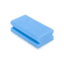 Schuurspons 13x7cm blauw-wit/pk5 Schuurspons 13x7cm blauw-wit/pk5