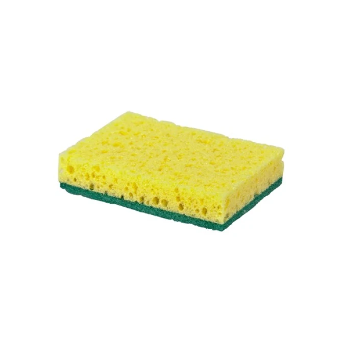 Schuurspons geel-groen/pk 5