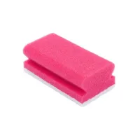 Schuurspons synthetisch 13 x 7 cm roze wit (pak 10 stuks) Schuurspons synthetisch 13 x 7 cm roze wit (pak 10 stuks)