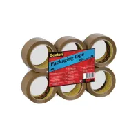 SCOTCH® 371 Verpakkingstape PP 50 mm x 66 m Bruin (pak 6 x 66 meter)