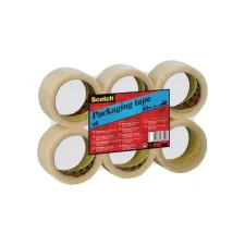 SCOTCH® 371 Verpakkingstape PP 50 mm x 66 m Transparant (pak 6 x 66 meter) SCOTCH® 371 Verpakkingstape PP 50 mm x 66 m Transparant (pak 6 x 66 meter)