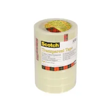 SCOTCH® 550 Plakband 19 mm x 66 m Asgat 76 mm Transparant (pak 8 x 66 meter) SCOTCH® 550 Plakband 19 mm x 66 m Asgat 76 mm Transparant (pak 8 x 66 meter)