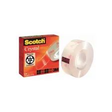 SCOTCH® 600 Crystal Clear Plakband 19 mm x 66 m asgat 76 mm (rol 66 meter) SCOTCH® 600 Crystal Clear Plakband 19 mm x 66 m asgat 76 mm (rol 66 meter)