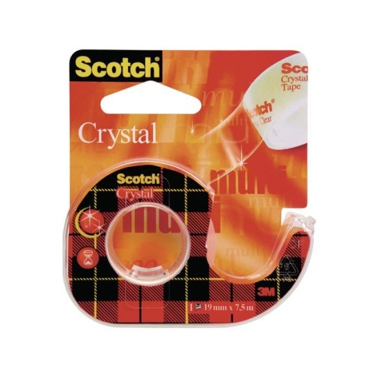 Scotch® 600 Plakband. 19 mm x 7.5 m. Helder Transparant (rol 7.5 meter)