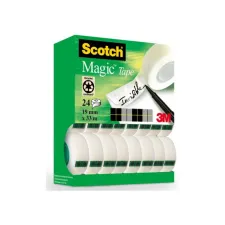 SCOTCH® 810 Magic Plakband 19 mm x 33 m (pak 24 rollen) SCOTCH® 810 Magic Plakband 19 mm x 33 m (pak 24 rollen)