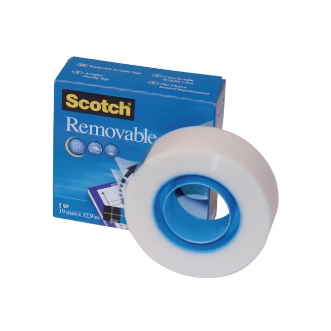 SCOTCH® 811 Magic™ Verwijderbare Plakband Value Pack 19 mm x 33 m (doos 12 x 33 meter) SCOTCH® 811 Magic™ Verwijderbare Plakband Value Pack 19 mm x 33 m (doos 12 x 33 meter)