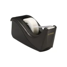 SCOTCH® C60 Dispenser zwart + 4 rollen Magic Tape 810 Plakband SCOTCH® C60 Dispenser zwart + 4 rollen Magic Tape 810 Plakband