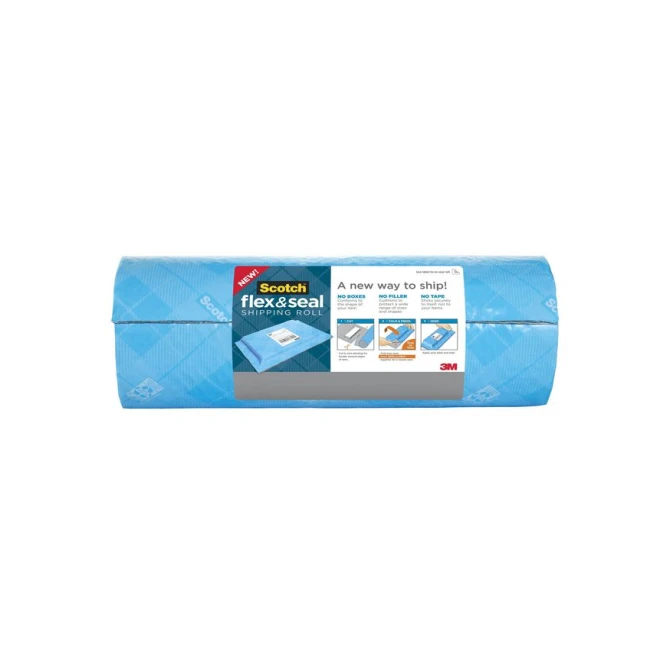 SCOTCH® Flex & Seal Verpakkingsrol 38 cm x 3 m Blauw (rol 3 meter)