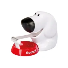SCOTCH® Plakbandhouder ''Hond'' Wit met 1 rol Magic™ Plakband SCOTCH® Plakbandhouder ''Hond'' Wit met 1 rol Magic™ Plakband