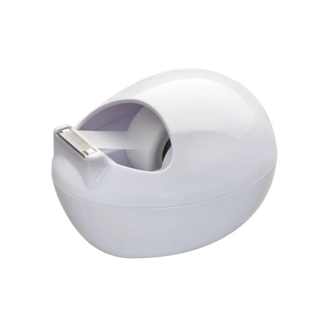 SCOTCH® Plakbandhouder Stone Shaped Design Wit met 1 rol Magic™ plakband SCOTCH® Plakbandhouder Stone Shaped Design Wit met 1 rol Magic™ plakband