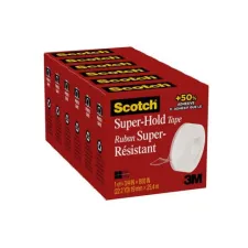 SCOTCH® Super-Hold Plakband 19 mm x 254 m (pak 6 rollen) SCOTCH® Super-Hold Plakband 19 mm x 254 m (pak 6 rollen)