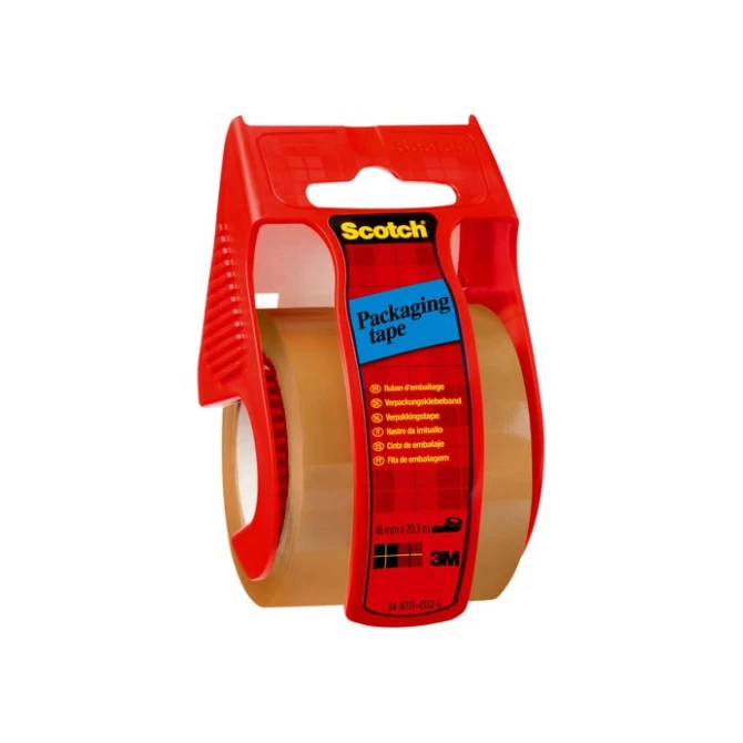 SCOTCH® Verpakkingstape dispenser Easy to Start 50 mm x 20 m bruin (rol 20 meter) SCOTCH® Verpakkingstape dispenser Easy to Start 50 mm x 20 m bruin (rol 20 meter)