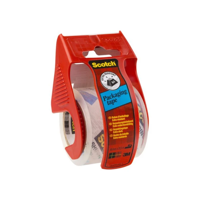 SCOTCH® Verpakkingstape dispenser Easy to Start 50 mm x 20 m kristalhelder (rol 20 meter)