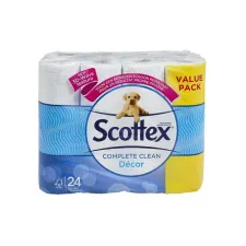 SCOTTEX Kussenzacht Toiletpapier 2-laags (pak 24 rollen) SCOTTEX Kussenzacht Toiletpapier 2-laags (pak 24 rollen)